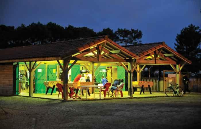 Chalet Camping Les Vignes Lit-et-Mixe Dış mekan fotoğraf