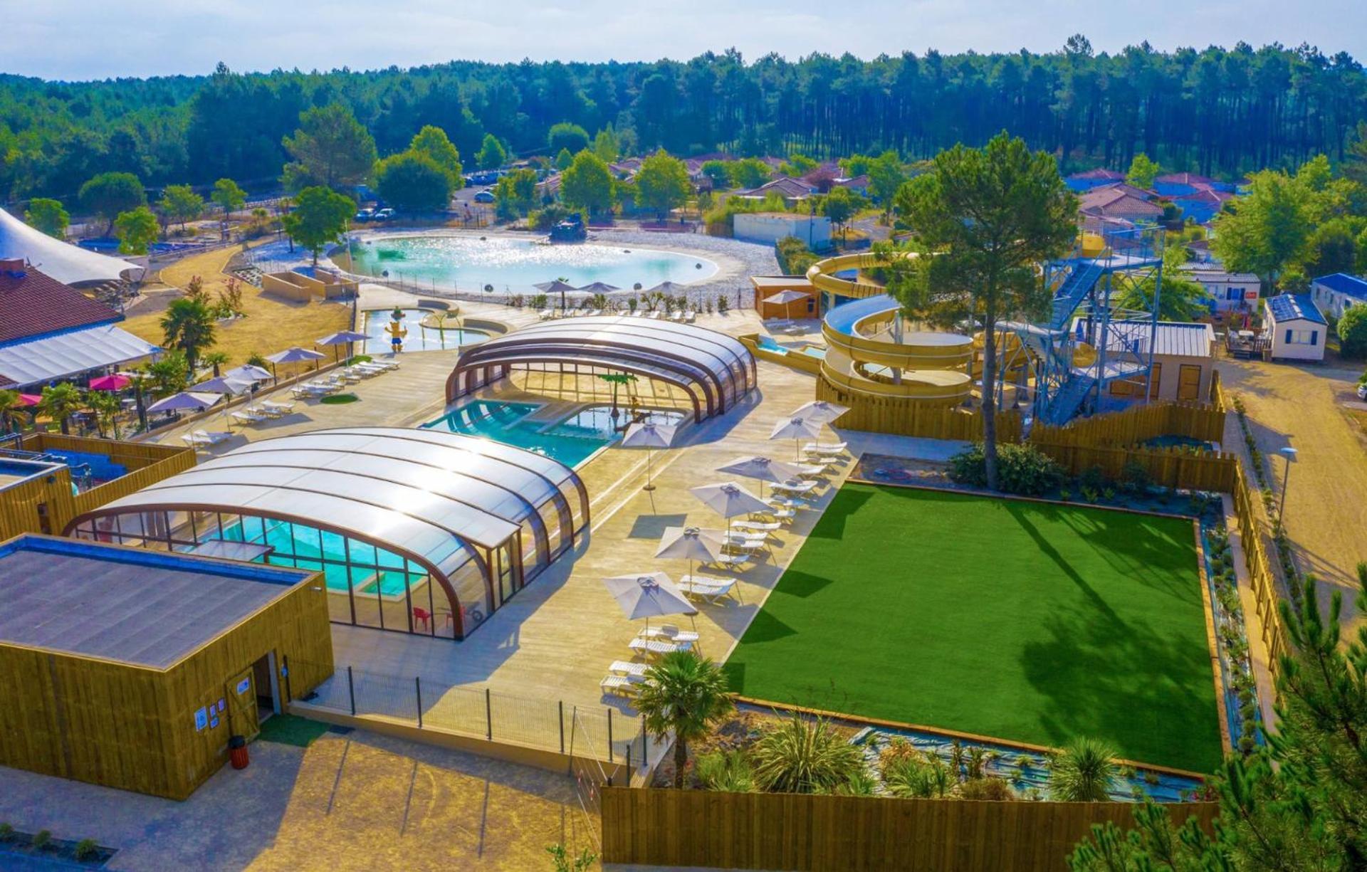 Chalet Camping Les Vignes Lit-et-Mixe Dış mekan fotoğraf