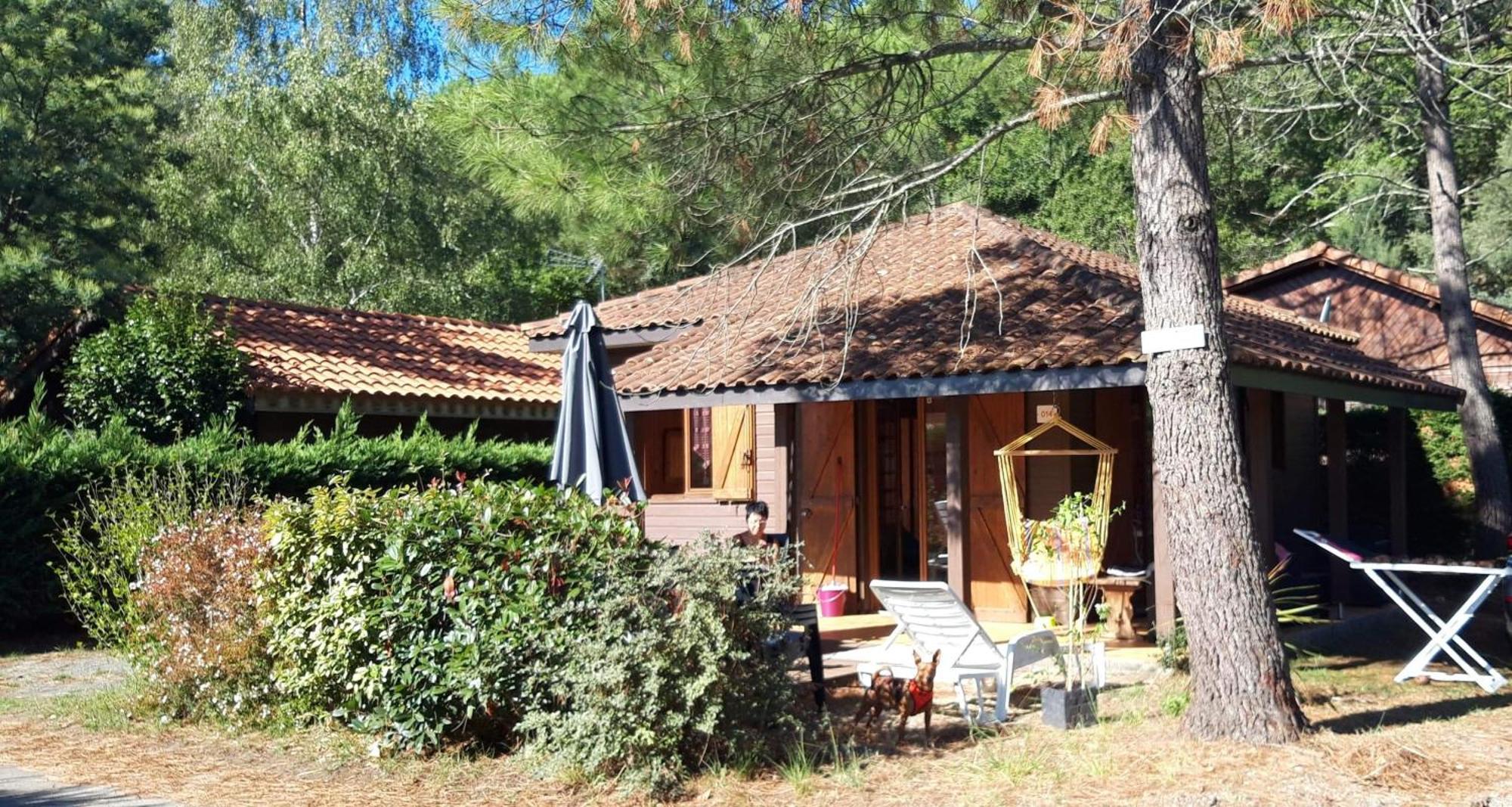 Chalet Camping Les Vignes Lit-et-Mixe Dış mekan fotoğraf
