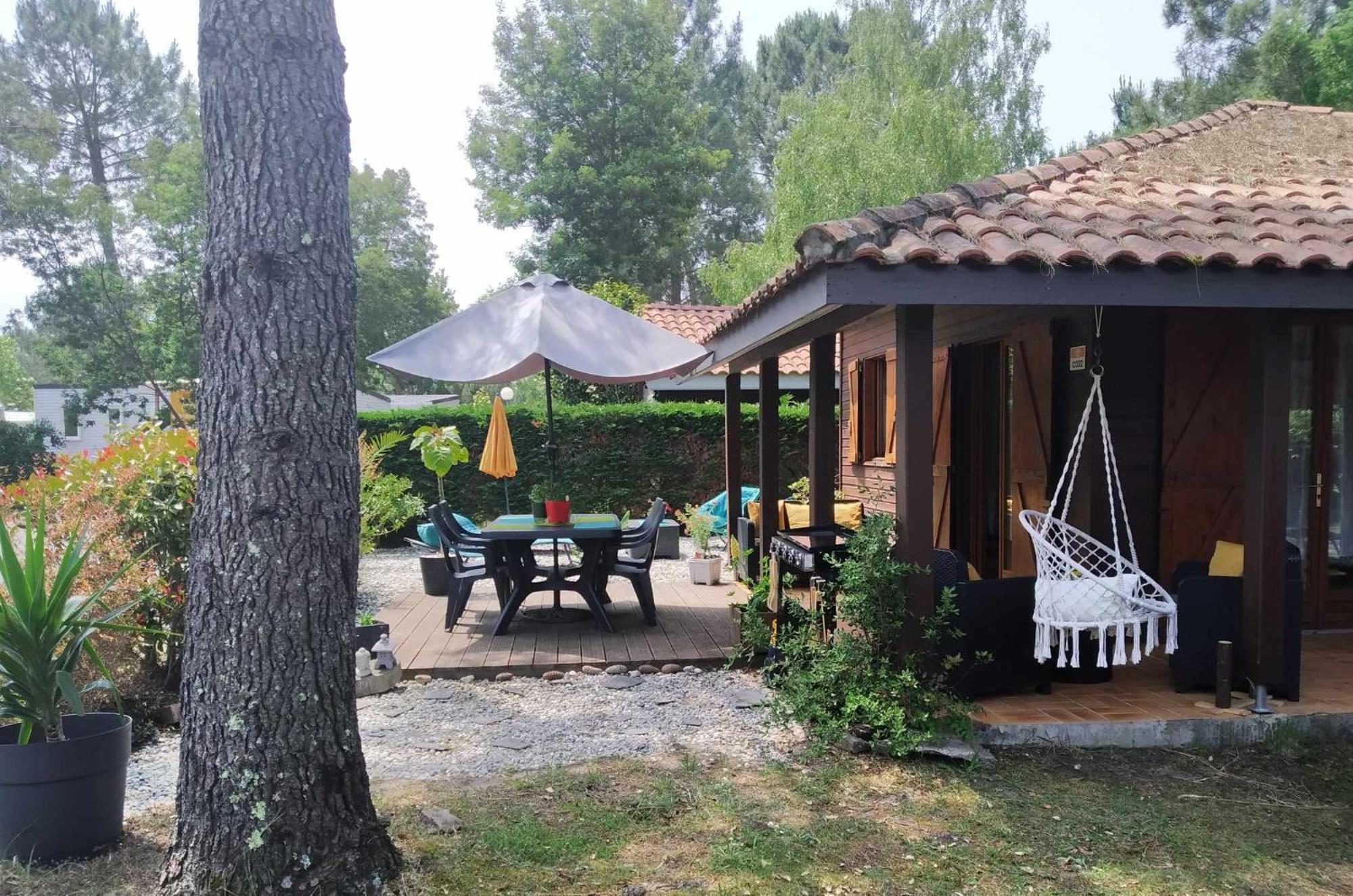 Chalet Camping Les Vignes Lit-et-Mixe Dış mekan fotoğraf