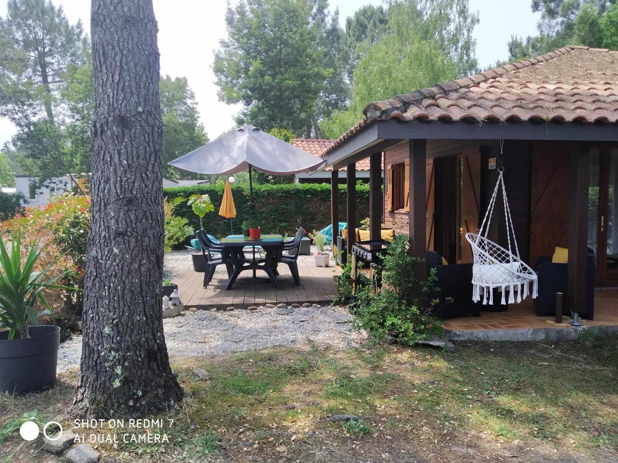 Chalet Camping Les Vignes Lit-et-Mixe Dış mekan fotoğraf